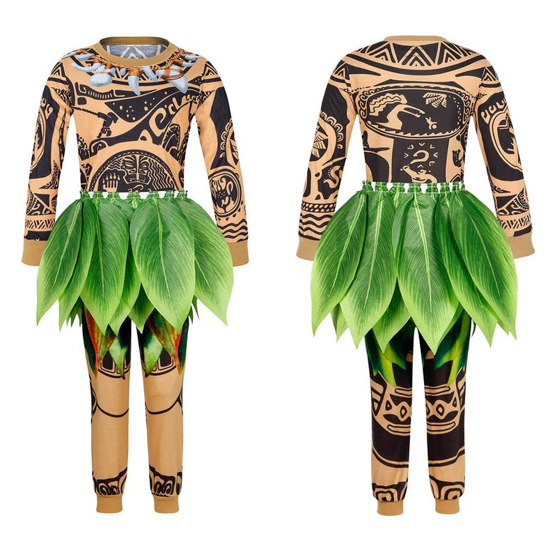 Jurebecia Ocean Adventure Costume for Little Boys Long Sleeve T Shirt/Pants Kids Toddler Dress up Halloween Party Role Play Birthday Party Outfit Brown Size 6 - Image 3
